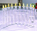 6-vial clear oil lamp