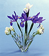 10-vial Clear Flex Vase